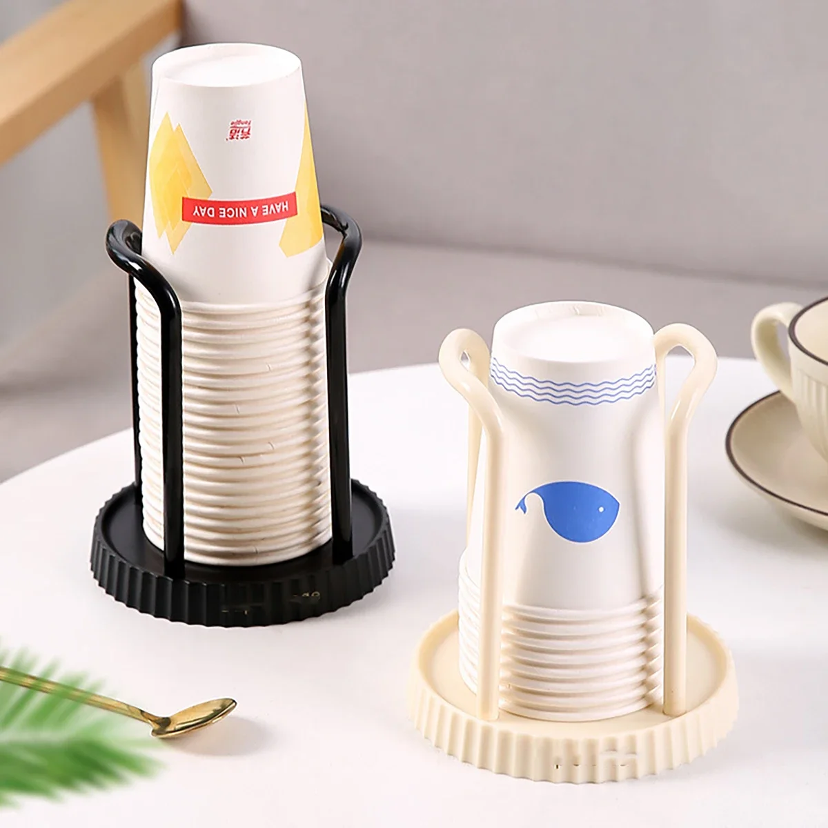 Kitchen-Paper-Cup-Holder-Disposables-Cups-Picker-Multifunctional-Desktop-Cup-Storage-Rack-Household-Coffee-Cup-Holder-2