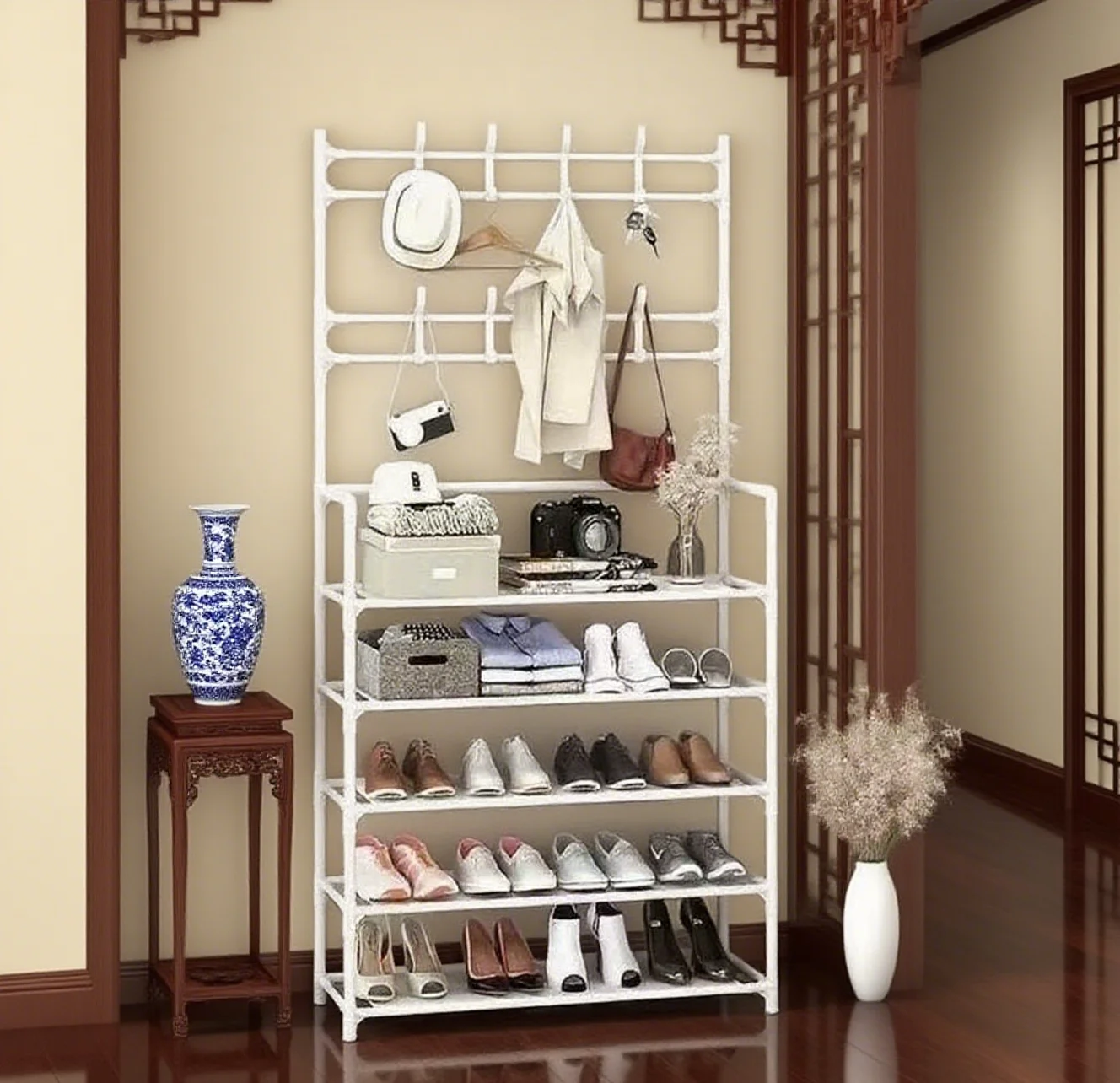 Multi-layer-open-shoe-rack-smooth-surface-dust-and-shoe-ash-will-be-wiped-off-making-5