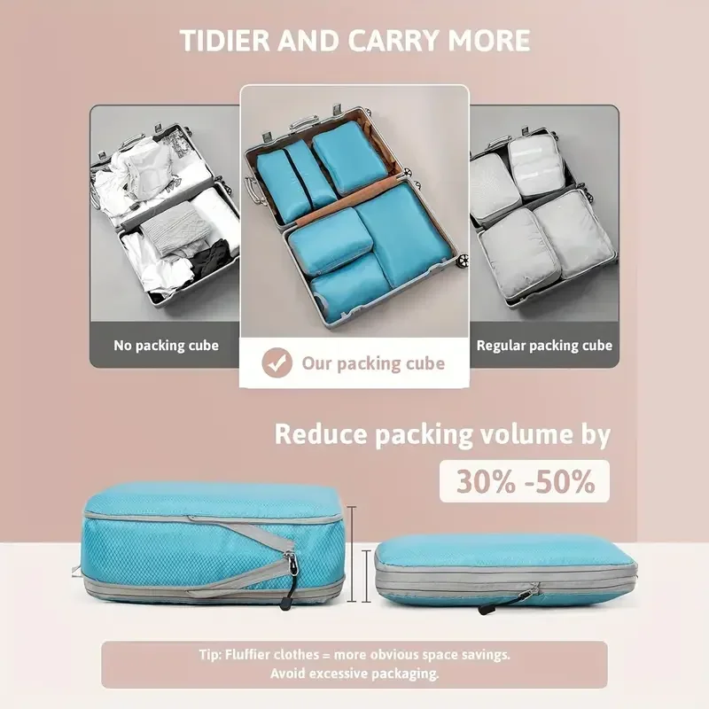 Travel-Compression-Packing-Cubes-Suitcase-Luggage-Organizer-Set-Zipper-Foldable-Storage-Bag-for-Clothes-Shoes-Travel-3